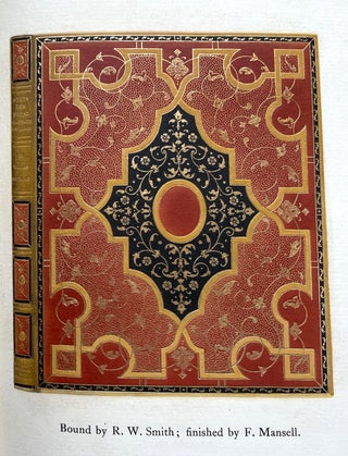 Item #11336 AMERICAN BOOK-BINDINGS IN THE LIBRARY OF HENRY W. POOR. Illustrated in Gold-Leaf and...