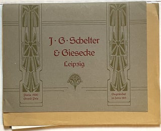 Item #14565 Ephemera. Specimens of printing to advertise their Phönix press. J. G. Schelter,...