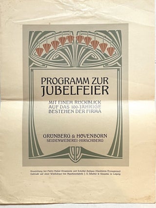 Ephemera. Specimens of printing to advertise their Phönix press.