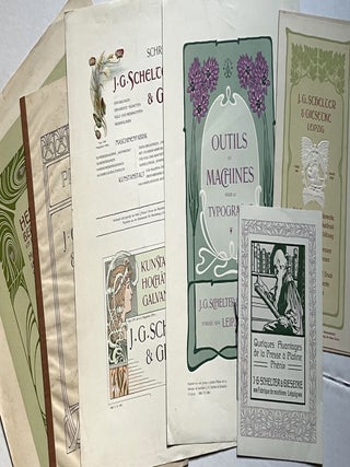 Ephemera. Specimens of printing to advertise their Ph&ouml;nix press.
