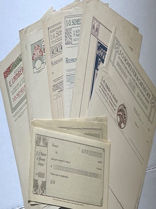 Ephemera. Specimens of printing to advertise their Phönix press.