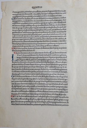 Item #14822 Julius Firmicus Maternus and the Aldine Edition of the Scriptores Astronomici...