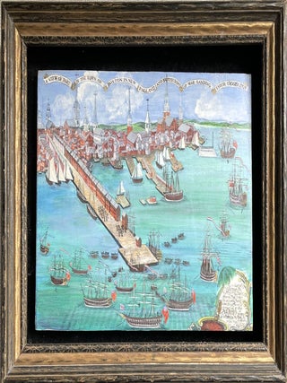 A View of Part of the Town of Boston in New England and British Ships of War Landing their Troops! 1768.