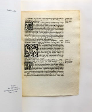 Item #18365 The Kelmscott & Doves Presses. Alfred W. Pollard, Rollin Milroy