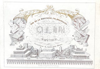 Item #18863 Olin, Papetier. Carte Porcelaine